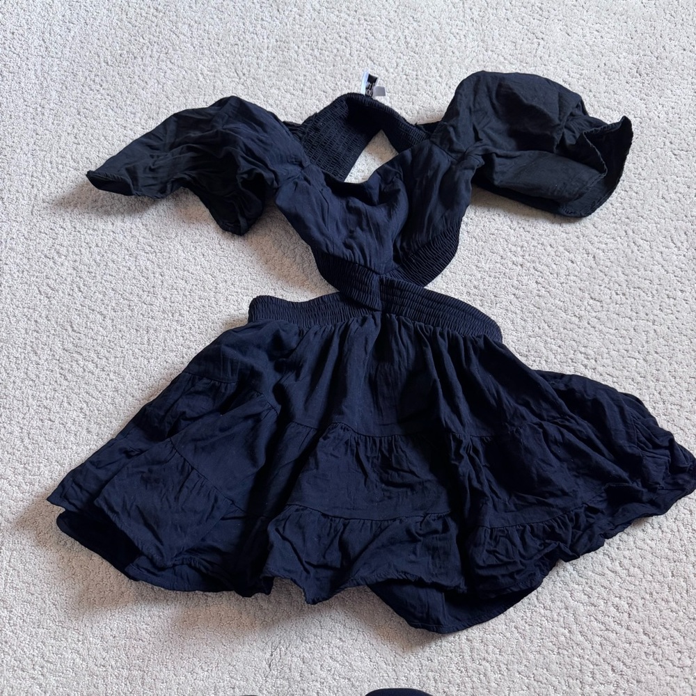 Princess Polly Black Mini Dress